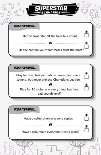 Superstar scenarios